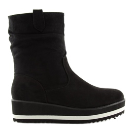 Botas pretas para mulheres JS7026 pretas preto 1