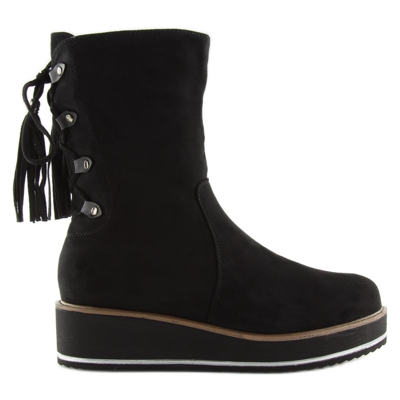 Botas femininas pretas TH17-7 pretas preto 1