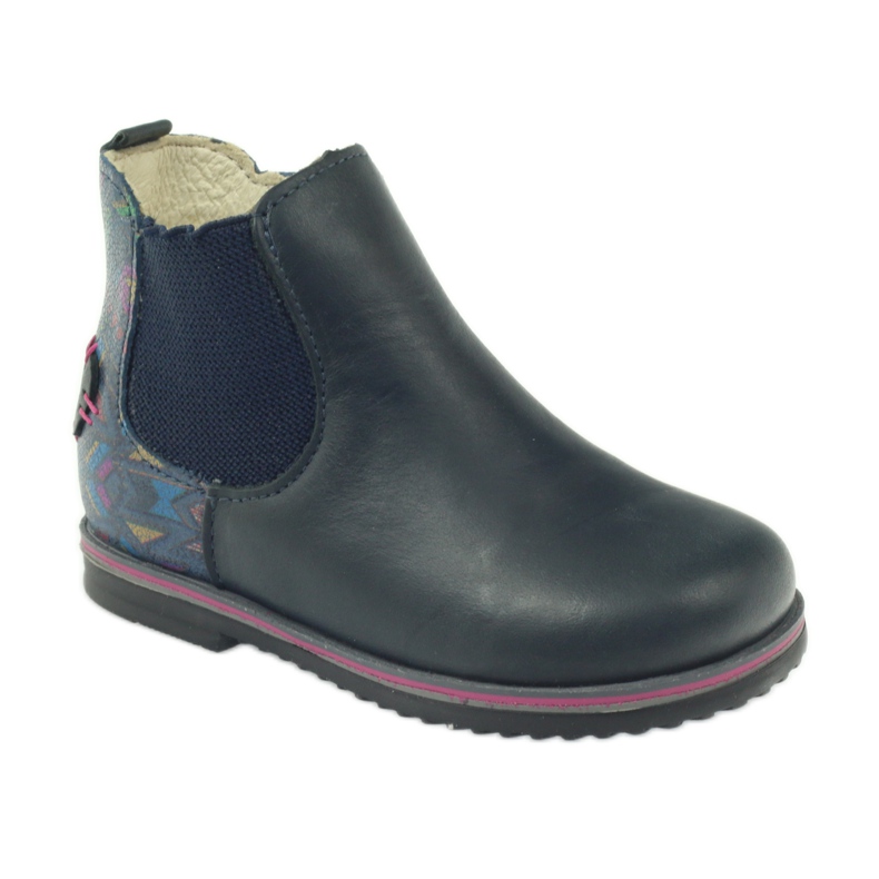 Botas femininas Ren But 1479 azul marinho multicolorido azul-marinho 1
