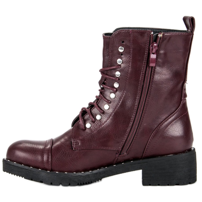 Botas cor de vinho vermelho 1