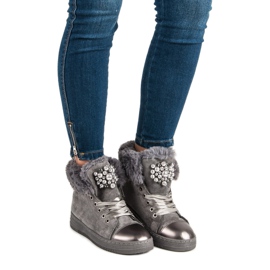 Tênis quente cinza 1