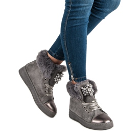 Tênis quente cinza 2