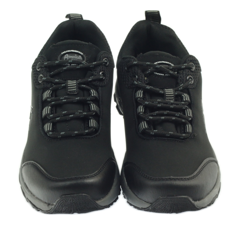 American Club Esporte americano à prova d'água softshell preto 3