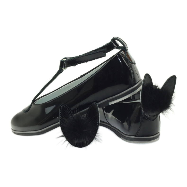 Latas de bailarinas com orelhas Bartek 45025 preto 6 Latas de bailarinas com orelhas Bartek 45025 preto 6