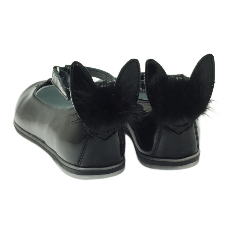 Latas de bailarinas com orelhas Bartek 45025 preto 3 Latas de bailarinas com orelhas Bartek 45025 preto 3
