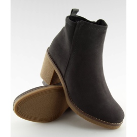 Botas de salto alto cinza 7B670 cinza 1