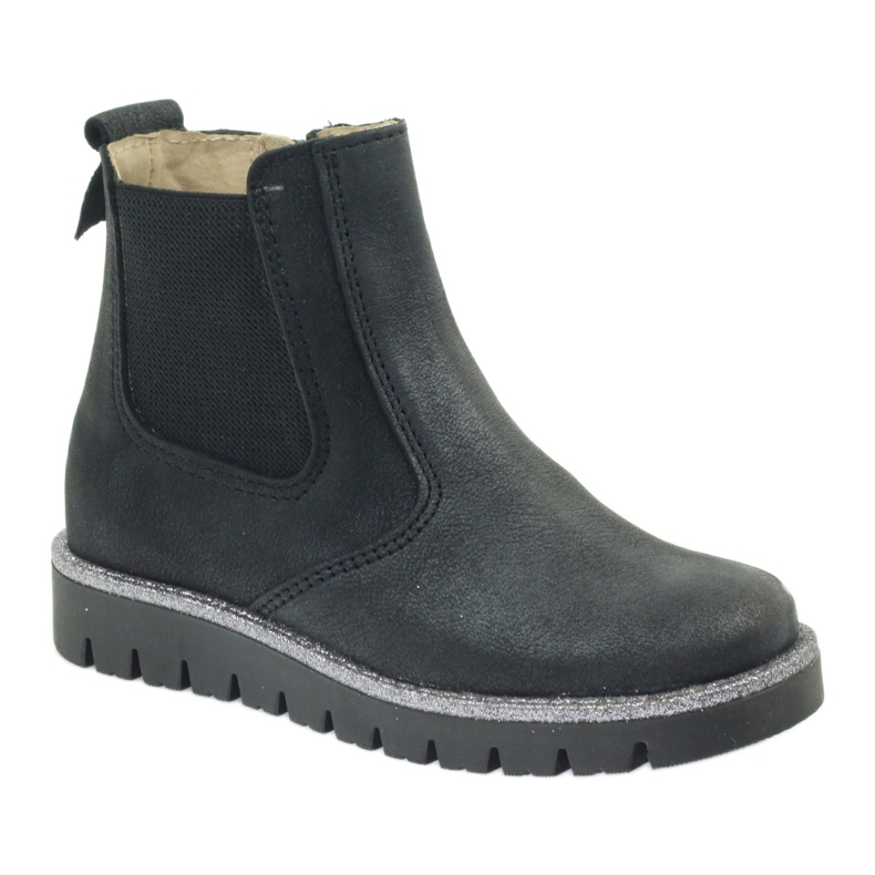 Meninas botas Ren But 3316 pretas preto cinza 1