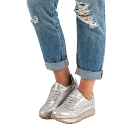 Bestelle Sapatilhas amarradas alpargatas cinza 1