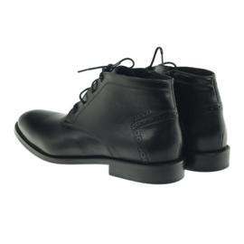 Botas pretas botas de inverno Badura 4663 pretas preto 4