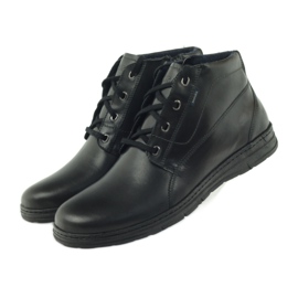 Botas pretas botas de inverno Badura 4655 pretas preto 4