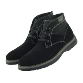 McKey Botas masculinas de camurça 284 preto 4