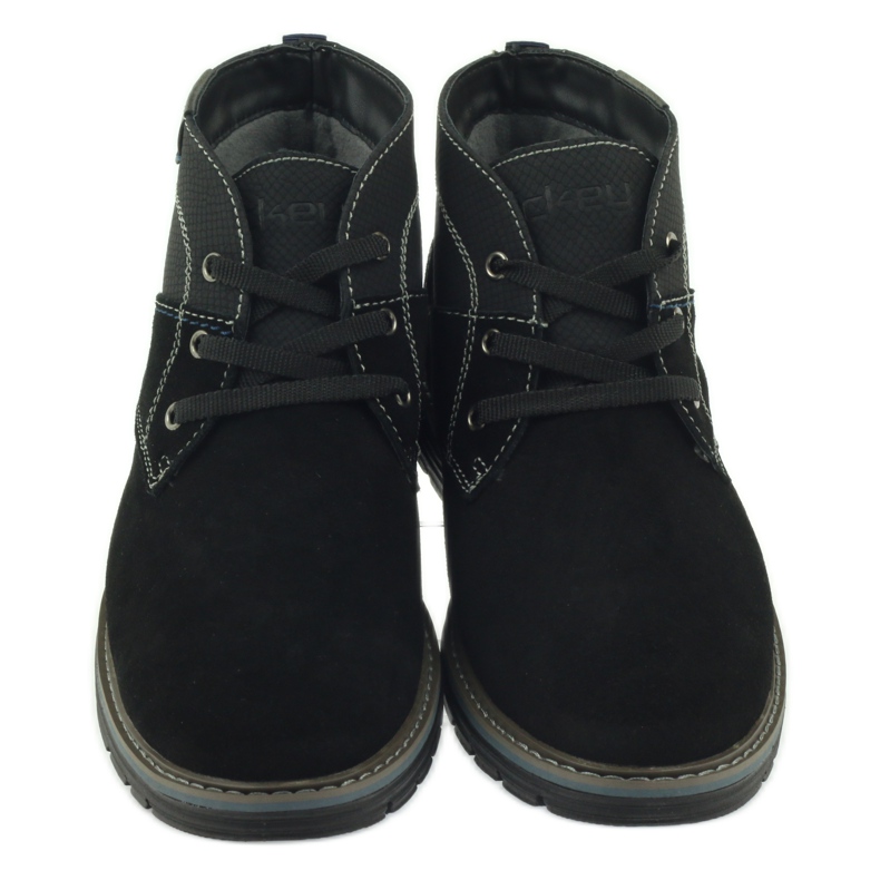 McKey Botas masculinas de camurça 284 preto 3