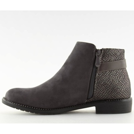 Botas Jodhpur cinza para mulheres 3118 Gray 2