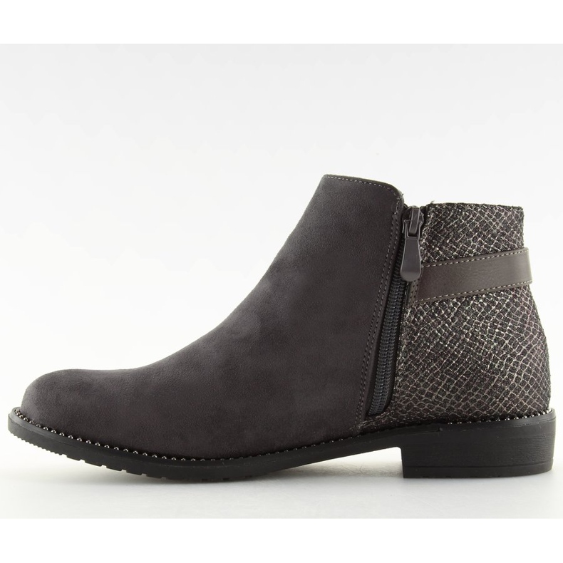 Botas Jodhpur cinza para mulheres 3118 Gray 2