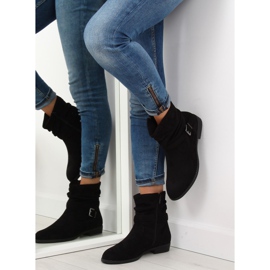 Botas pretas femininas pretas 606-3 pretas preto 1