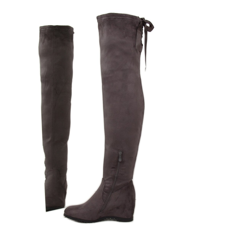 Salto de bota cinza 168-139 cinza 1