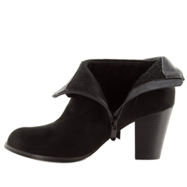 Botas pretas de salto alto 863-GA pretas preto 2