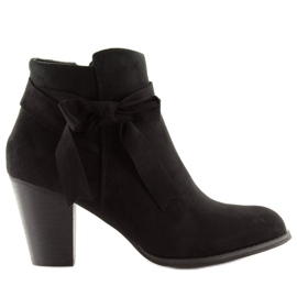 Botas pretas de salto alto 863-GA pretas preto 1