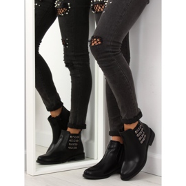 Botas pretas Chelsea para mulheres Z-29 pretas preto 2