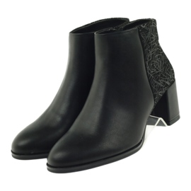 Botas pretas de salto alto Sergio Leone 542 preto 4