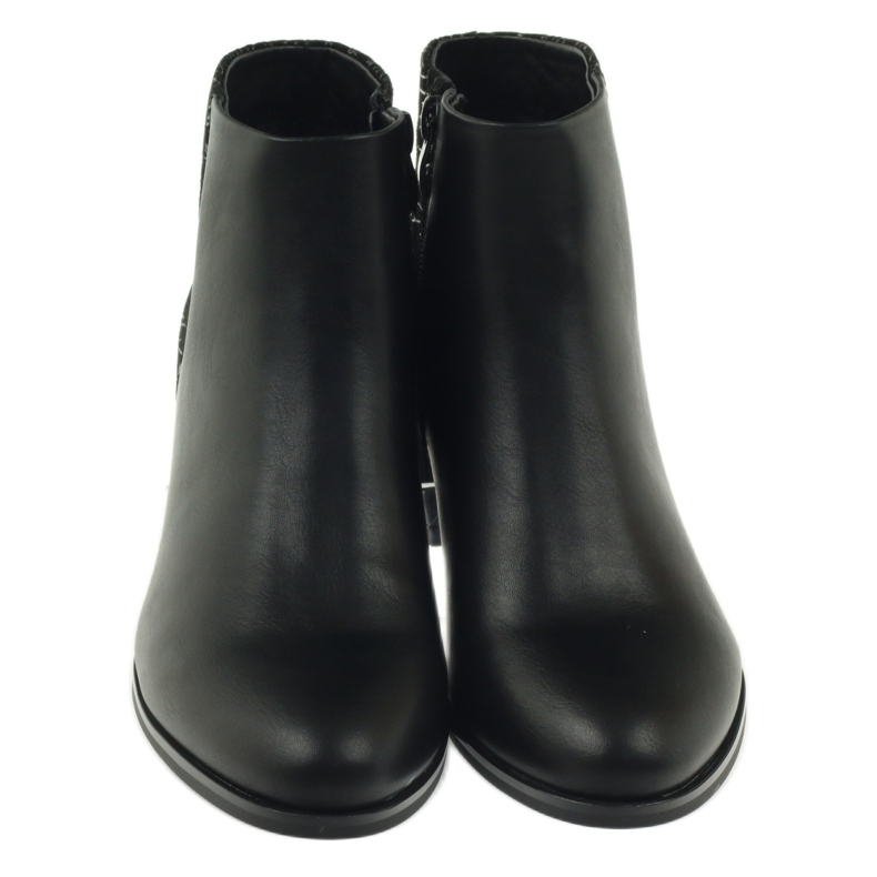 Botas pretas de salto alto Sergio Leone 542 preto 3