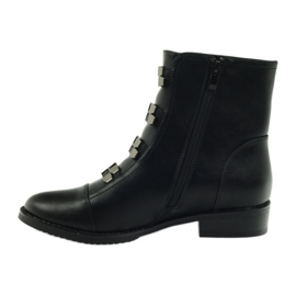 M.Daszyński Botas pretas botas Jodhpur SA62 preto 2