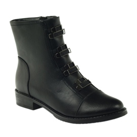 M.Daszyński Botas pretas botas Jodhpur SA62 preto 1 M.Daszyński Botas pretas botas Jodhpur SA62 preto 1