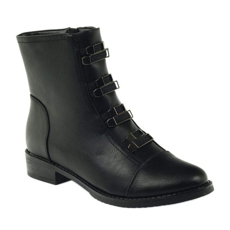M.Daszyński Botas pretas botas Jodhpur SA62 preto 1