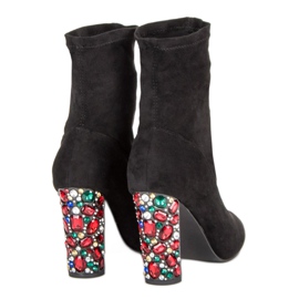 Vices Botas de camurça elegantes preto 1