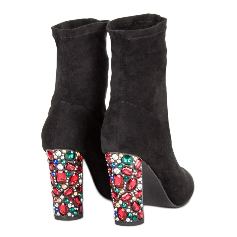 Vices Botas de camurça elegantes preto 1