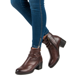 Botas femininas VINCEZA marrons marrom 2