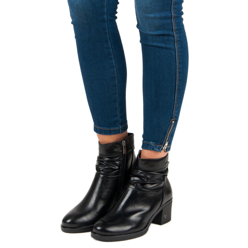 Botas femininas negras VINCEZA preto 1