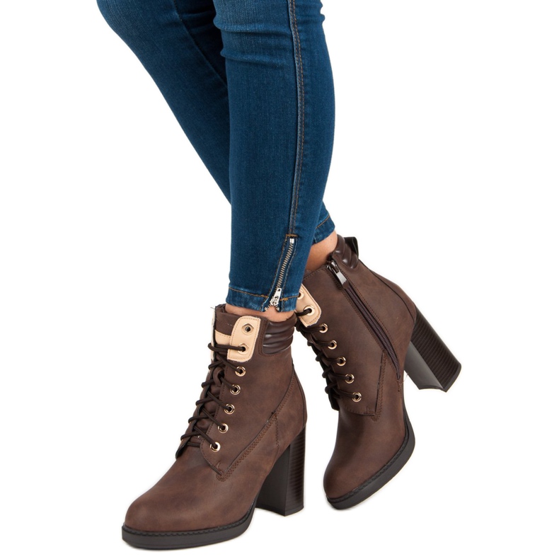 Bello Star Botas de trabalho marrons castanho 2