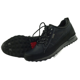 Sapatos de trekking baixos masculinos Riko 855 pretos 5