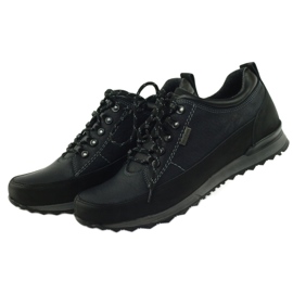 Sapatos de trekking baixos masculinos Riko 855 pretos 4