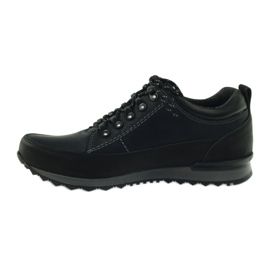 Sapatos de trekking baixos masculinos Riko 855 pretos 2