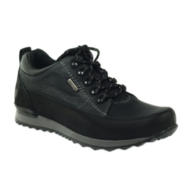 Sapatos de trekking baixos masculinos Riko 855 pretos 1