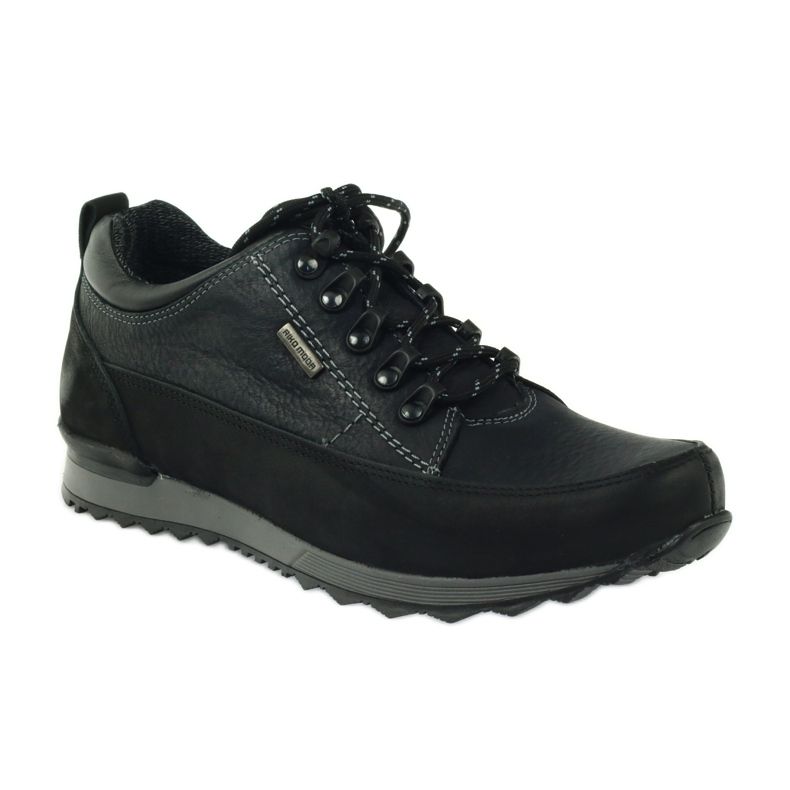 Sapatos de trekking baixos masculinos Riko 855 pretos 1