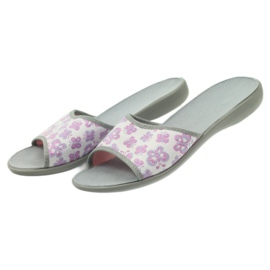 Chinelos Befado 300D041 com borboletas multicolorido 4