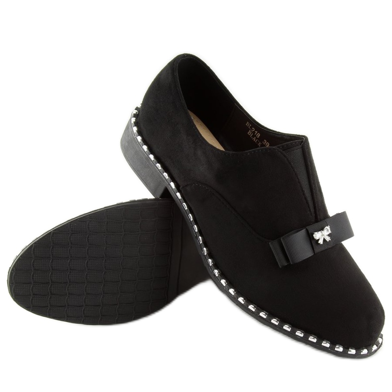 Mocassins femininos negros BL218 Preto 2