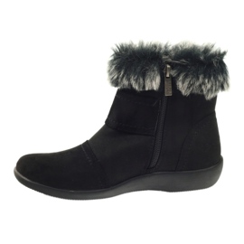 Aloeloe Botas pretas femininas muito confortáveis preto 2