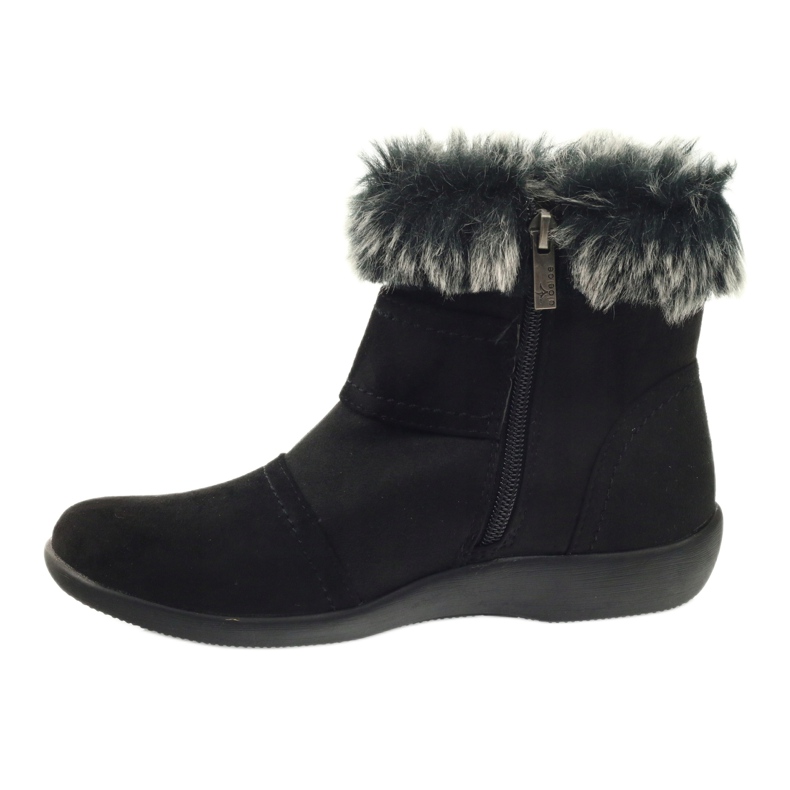 Aloeloe Botas pretas femininas muito confortáveis preto 2