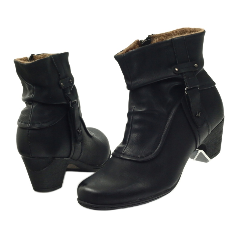 Aloeloe Botas isoladas pretas muito confortáveis preto 5