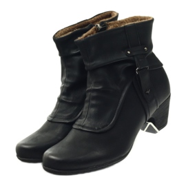 Aloeloe Botas isoladas pretas muito confortáveis preto 4