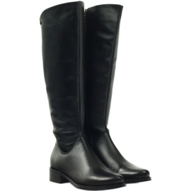 Botas compridas pretas Edeo 2206 preto 3
