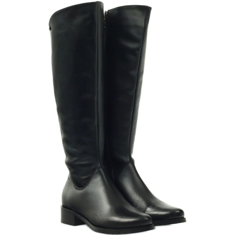 Botas compridas pretas Edeo 2206 preto 3
