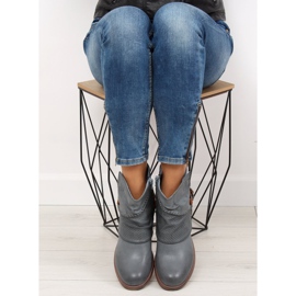 Botas azuis femininas azuis 640-PA Azul 1