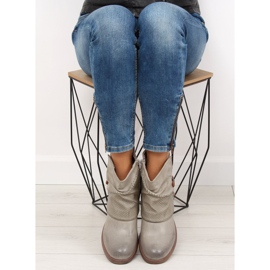 Botas cinza cinza para mulheres 640-PA cinza 1