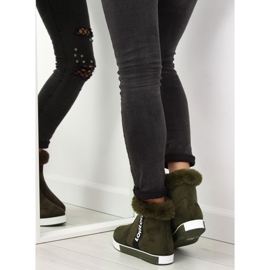 Tênis para tornozelo isolado verde NB252P Verde Exército 2