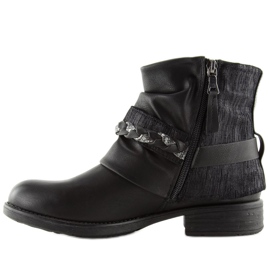 Botas pretas femininas negras 210-PA pretas preto 2